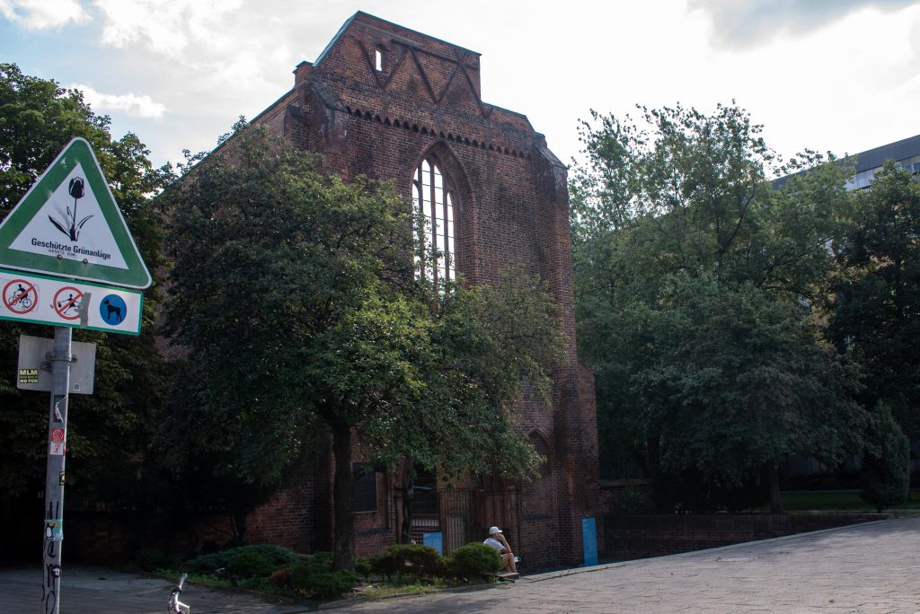 Ruine der Franziskaner Klosterkirche, Klosterstraße, Berlin, 2021