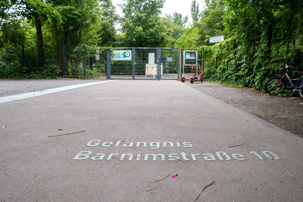 Ehemaliger Ort des Frauengefägnisses, Barnimstraße, Berlin, 2021